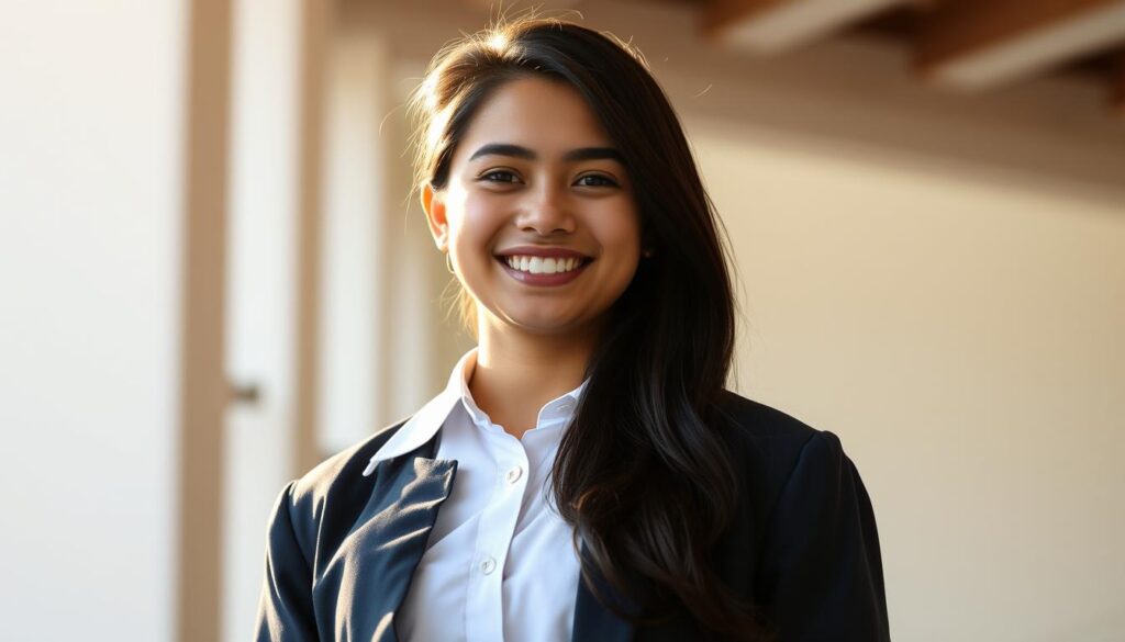 A dedicated student standing tall, radiating pride and accomplishment. Dressed in a crisp, pressed school uniform, their face beams with a confident, determined expression. Warm, natural lighting illuminates their features, casting a gentle glow. The background softly blurs, keeping the focus on the student's triumphant pose. A sense of academic excellence and personal growth emanates from the image, capturing the essence of a standout graduate from SMA CT Arsa Sukoharjo. A dedicated student standing tall, radiating pride and accomplishment. Dressed in a crisp, pressed school uniform, their face beams with a confident, determined expression. Warm, natural lighting illuminates their features, casting a gentle glow. The background softly blurs, keeping the focus on the student's triumphant pose. A sense of academic excellence and personal growth emanates from the image, capturing the essence of a standout graduate from SMA CT Arsa Sukoharjo.