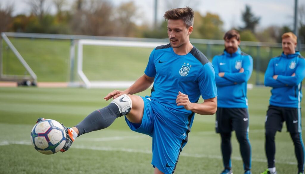 Pemain sepakbola kembali ke lapangan setelah rehabilitasi cedera ACL Pemain sepakbola kembali ke lapangan setelah rehabilitasi cedera ACL